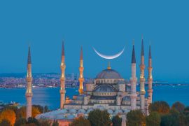 Lais Puzzle - Die Blaue Moschee mit Mondsichel (Neumond) (Sultanahmet), Istanbul, Türkei - 2.000 Teile