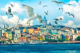 Lais Puzzle - Das Goldene Horn gegen den Galata-Turm, Istanbul, Türkei - 2.000 Teile