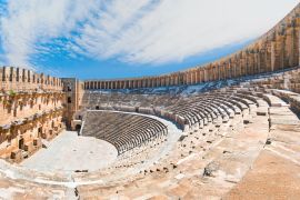 Lais Puzzle - Römisches Amphitheater von Aspendos, Belkiz, Antalya, Türkei - 2.000 Teile