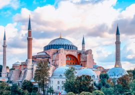 Lais Puzzle - Architektur und Hagia Sophia Museum an einem sonnigen Tag in Eminonu, istanbul, Türkei - 1.000 Teile