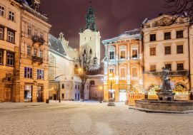 Lais Puzzle - Lemberger Straße im Winter - 1.000 Teile