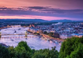 Lais Puzzle - Sonnenuntergang über Budapest im Sommer - 1.000 Teile