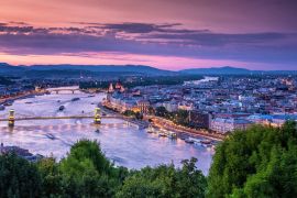 Lais Puzzle - Sonnenuntergang über Budapest im Sommer - 2.000 Teile