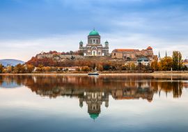 Lais Puzzle - Esztergom, Ungarn - Schöner Herbstmorgen mit der Basilika der Heiligen Jungfrau Maria in Esztergom an der Donau - 1.000 Teile