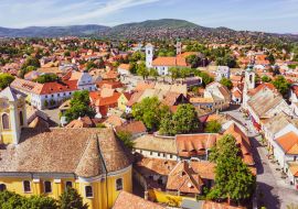 Lais Puzzle - Die Stadt Szentendre aus der Luft - Ungarn - 1.000 Teile
