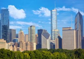 Lais Puzzle - Stadtbild von Chicago im Stadtzentrum, Vereinigte Staaten - 1.000 Teile