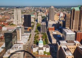 Lais Puzzle - Stadtzentrum von St. Louis, MO mit dem alten Gerichtsgebäude - 1.000 Teile