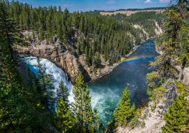Lais Puzzle - Obere Wasserfälle des Yellowstone Canyon - 1.000 Teile