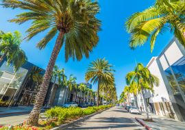 Lais Puzzle - Palmen auf dem Rodeo Drive, Los Angeles, USA - 1.000 Teile