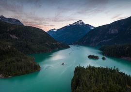 Lais Puzzle - Diablo Lake im North Cascades National Park, Washington, USA bei Sonnenaufgang - 1.000 Teile