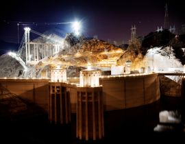 Lais Puzzle - Hoover-Damm bei Nacht, Colorado, USA - 40, 100, 200, 500, 1.000 & 2.000 Teile