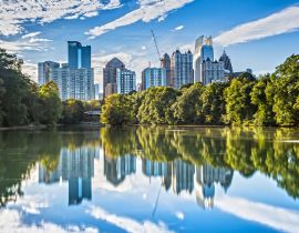 Lais Puzzle - Skyline von Atlanta vom Piedmont Park aus - 40, 100, 200, 500, 1.000 & 2.000 Teile