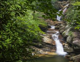 Lais Puzzle - Skinny Dip Falls, Blue RIdge Parkway, North Carolina, Vereinigte Staaten - 40, 100, 200, 500, 1.000 & 2.000 Teile