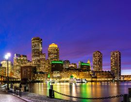 Lais Puzzle - Boston Stadtzentrum Skylines Bucht - 40, 100, 200, 500, 1.000 & 2.000 Teile