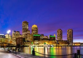 Lais Puzzle - Boston Stadtzentrum Skylines Bucht - 1.000 Teile