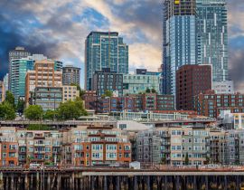 Lais Puzzle - Die neue Waterfront von Seattle vom Puget Sound aus - 40, 100, 200, 500, 1.000 & 2.000 Teile