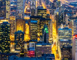 Lais Puzzle - Luftaufnahme von Chicago Skylines South - 40, 100, 200, 500, 1.000 & 2.000 Teile