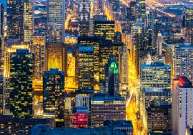 Lais Puzzle - Luftaufnahme von Chicago Skylines South - 1.000 Teile