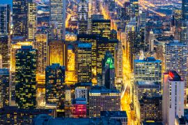 Lais Puzzle - Luftaufnahme von Chicago Skylines South - 2.000 Teile