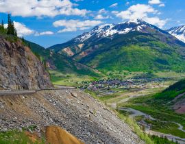 Lais Puzzle - Blick über die Stadt Silverton, Colorado, vom San Juan Skyway aus - 40, 100, 200, 500, 1.000 & 2.000 Teile