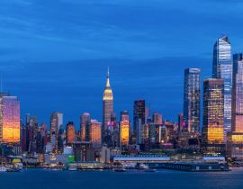 Lais Puzzle - Panoramablick auf die West Side der Skyline von Manhattan vom Hamilton Park, Weehawken, über den Hudson River - 40, 100, 200, 500, 1.000 & 2.000 Teile