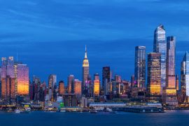 Lais Puzzle - Panoramablick auf die West Side der Skyline von Manhattan vom Hamilton Park, Weehawken, über den Hudson River - 2.000 Teile