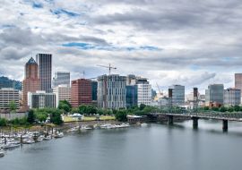 Lais Puzzle - Skyline von Portland und Willamette River - Portland, Oregon, USA - 1.000 Teile