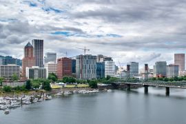 Lais Puzzle - Skyline von Portland und Willamette River - Portland, Oregon, USA - 2.000 Teile
