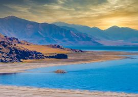 Lais Puzzle - Antelope Island, die größte der zehn Inseln im Großen Salzsee, Antelope Island State Park, Utah, USA - 1.000 Teile