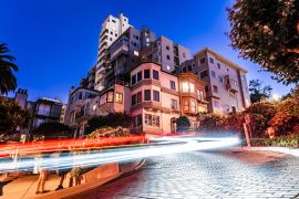 Lais Puzzle - Lombard Street in San Francisco bei Nacht - 2.000 Teile