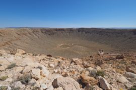 Lais Puzzle - Meteorkrater bei Winslow, Arizona, an einem klaren, wolkenlosen Sommernachmittag - 2.000 Teile