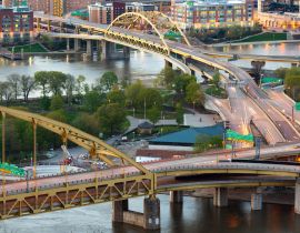 Lais Puzzle - Brücken über den Monongahela River und den Allegheny River, Pittsburgh, Pennsylvania, USA - 40, 100, 200, 500, 1.000 & 2.000 Teile
