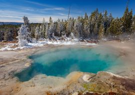 Lais Puzzle - Emerald Spring im Bereich des Norris Geyser Basin Trail, im Winter im Yellowstone National Park, Wyoming - 1.000 Teile