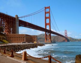 Lais Puzzle - Fort Point San Francisco an der Golden Gate Bridge - 40, 100, 200, 500, 1.000 & 2.000 Teile