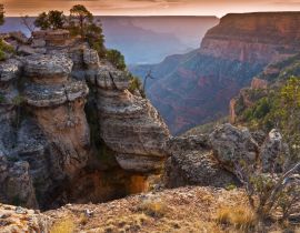 Lais Puzzle - Cocina-Kalksteinausläufer in der Nähe von Maricopa Point mit der Cheops-Pyramide in der Ferne, South Rim, Grand Canyon NP, Arizona - 40, 100, 200, 500, 1.000 & 2.000 Teile