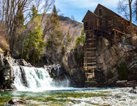 Lais Puzzle - Wasserfall bei Old Crystal Mill White River National Forest Colorado - 40, 100, 200, 500, 1.000 & 2.000 Teile