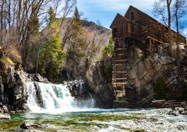 Lais Puzzle - Wasserfall bei Old Crystal Mill White River National Forest Colorado - 1.000 Teile