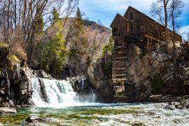 Lais Puzzle - Wasserfall bei Old Crystal Mill White River National Forest Colorado - 2.000 Teile