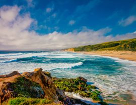 Lais Puzzle - Dramatische Bucht des Pescadero State Beach in Kalifornien - 40, 100, 200, 500, 1.000 & 2.000 Teile