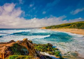 Lais Puzzle - Dramatische Bucht des Pescadero State Beach in Kalifornien - 1.000 Teile