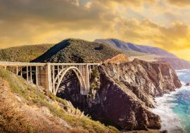 Lais Puzzle - Bixby-Creek-Brücke am Pacific Highway, Kalifornien, USA - 1.000 Teile