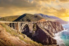 Lais Puzzle - Bixby-Creek-Brücke am Pacific Highway, Kalifornien, USA - 2.000 Teile