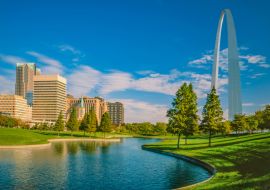 Lais Puzzle - Der Gateway Arch und die Skyline markieren den Gateway Arch National Park in Missouri - 1.000 Teile