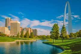 Lais Puzzle - Der Gateway Arch und die Skyline markieren den Gateway Arch National Park in Missouri - 2.000 Teile