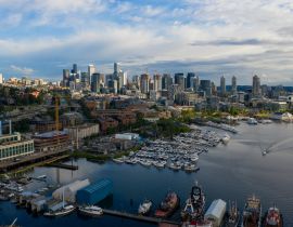 Lais Puzzle - Queen Anne Hill Seattle Washington Stadtzentrum Skyline Lake Union - 40, 100, 200, 500, 1.000 & 2.000 Teile