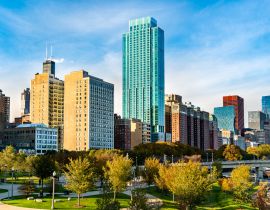 Lais Puzzle - Skyline von Chicago am Grant Park in Illinois - Vereinigte Staaten - 40, 100, 200, 500, 1.000 & 2.000 Teile