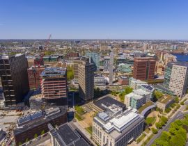 Lais Puzzle - Luftaufnahme des Stadtzentrums von Cambridge vom Charles River aus, Cambridge, Massachusetts MA, USA - 40, 100, 200, 500, 1.000 & 2.000 Teile