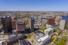 Lais Puzzle - Luftaufnahme des Stadtzentrums von Cambridge vom Charles River aus, Cambridge, Massachusetts MA, USA - 2.000 Teile