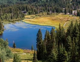 Lais Puzzle - Höhenansicht des Silver Lake, Silver Lake Nature Area, Brighton, Utah, USA - 40, 100, 200, 500, 1.000 & 2.000 Teile