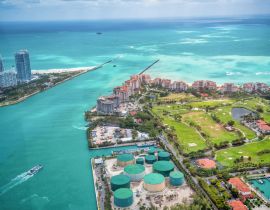 Lais Puzzle - Fisher Island und South Pointe Park, Luftaufnahme. Miami, Florida - 40, 100, 200, 500, 1.000 & 2.000 Teile